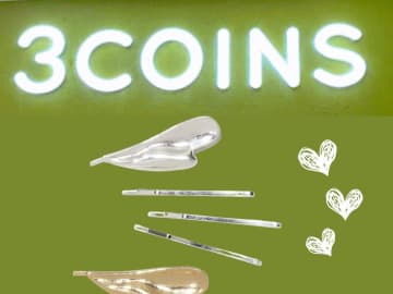 『40％OFF』に感謝ーーッ♡【3COINS】さりげない可愛さ◎「ヘアピン」