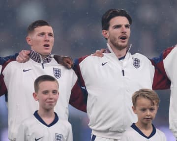 「ライスとアンダーソンがリードしている」実力者揃いのイングランド代表、指揮官が２ボランチの人選に言及「非常に良いコンビ」