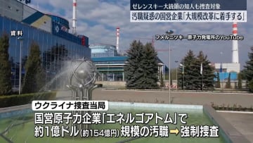 汚職疑惑の国営企業　ゼレンスキー大統領「大規模改革に着手する」　知人も捜査対象