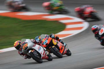 古里太陽が3位表彰台【順位結果】2025Moto3第22戦バレンシアGP 決勝