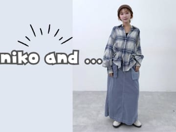 「早い者勝ちです！」【niko and ...】オシャレなのに歩きやすい「コーデュロイスカート」