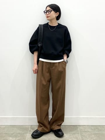 こう着ればいいのか！【GU】部屋着見えを回避♡「大人スウェットコーデ」