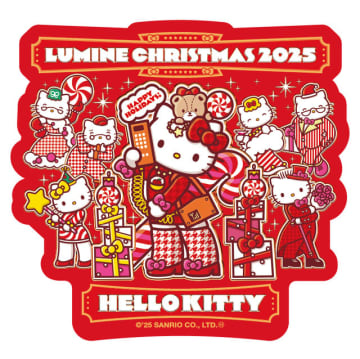 ハローキティがルミネでクリスマスパーティーを開催♪ クリスマス限定装飾＆グッズなどの企画が盛りだくさん！