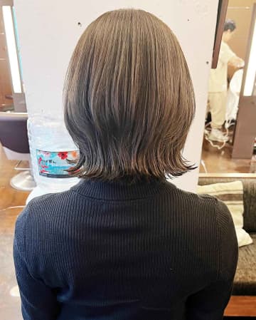 オシャレすぎずイイ！【40・50代】がマネしやすい♡「秋冬こなれボブ」