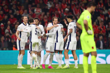 イングランド、“欧州予選史上初”の大記録！　全勝＆無失点でW杯へ…ケインの2発でアルバニア撃破