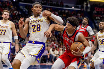 レイカーズ・八村塁が負傷欠場…気になる今後「ずっとふくらはぎの張りに悩まされていた」