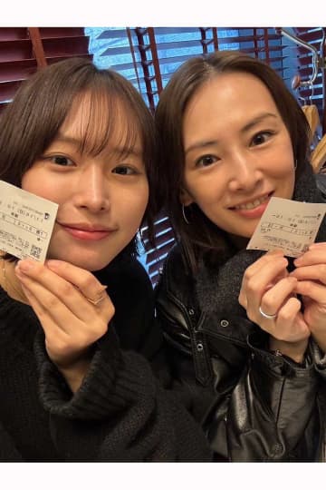 北川景子、仲良し女優と『爆弾』鑑賞　主演・山田裕貴も感謝「ありがとうございます」