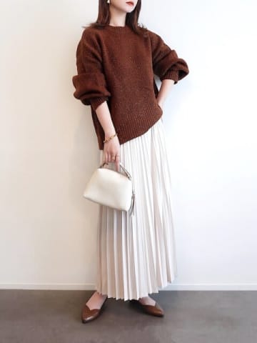 冬の好印象コーデは「ニット×スカート」で簡単！大人女子がマネしたい♡きれいめカジュアル5選