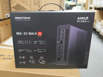Ryzen AI Max+ 395やメモリ128GB搭載のミニワークステーション「MINISFORUM MS-S1」が登場