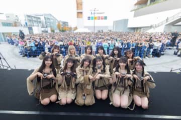 ≠ME 11thシングル「排他的ファイター」発売記念スペシャルリリースイベント 海老名西口中心広場で開催