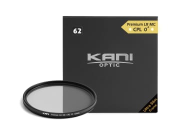 KANIの薄枠プレミアムCPLフィルターに62mm径が追加
