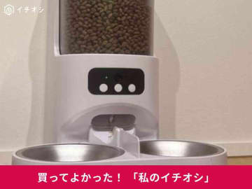 ペット用の「カメラ付き自動給餌器」は2匹同時に給餌可能！ミックス猫のごまちゃん＆きびちゃんのお留守番に活躍（30代女性）