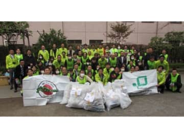 回胴遊商関東・甲信越支部、東上野で清掃活動　84人がごみ70L分回収