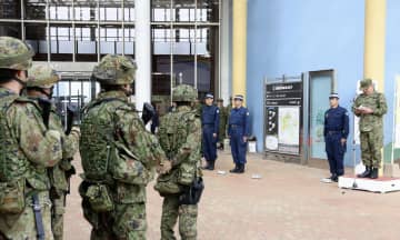 玄海原発でテロ想定訓練　県警、陸自、海保3者連携