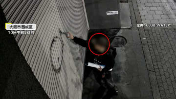 「ついにうちにも来たか」深夜に出没するナゾの落書き男…被害者「20代後半～30代の外国人風の男性」　大阪市