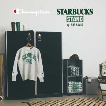 スターバックス×ビームスの新プロジェクト！別注チャンピオンスウェットが登場♡