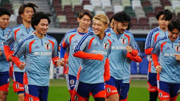 日本代表がボリビア戦に向けて前日練習実施、通算100試合目迎える森保監督「改めて幸せなサッカー人生」