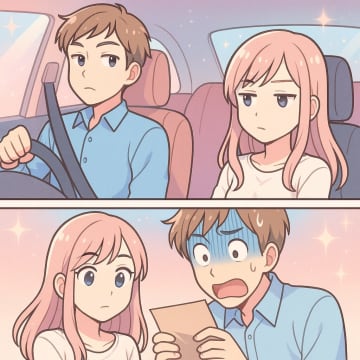 「下手くそ！俺が運転代わるわ」交代した彼氏。3分で縁石に乗り上げ、修理代の明細を見て唖然【短編小説】