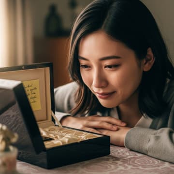 無口な母から届いたデパコス。→箱に貼られた『一枚の付箋』に、涙腺が崩壊した【短編小説】