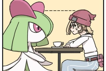 【漫画】ポケモンZA（幻覚）絵日記「でかい、こわい、すごい」