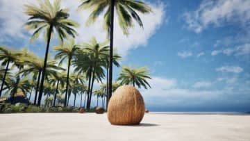 虚無ココナッツシム続編『Coconut Simulator 2』リリース！ビーチに転がるココナッツになりきる時間が帰ってきた