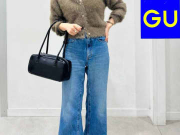 秋冬の「デニム」どう着る？【GU】大人カジュアルに決まる♡「洗練コーデ」
