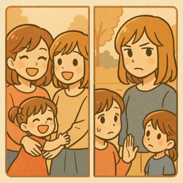 「話しかけないでください」ママ友の言葉。泣いてる私に娘が教えてくれた…お別れの理由に絶句【短編小説】