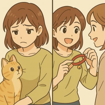 近所の友人「この首輪…あなたの猫のじゃない？」→拾った場所に驚きを隠せなかったワケ【短編小説】