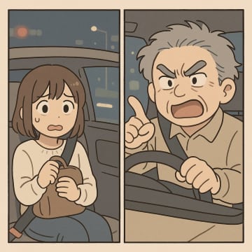 タクシーで「すみません…降ろしてください」と言いたくなった瞬間。クセが強い運転手の行動…【短編小説】