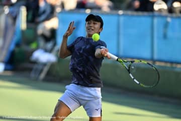 前年覇者の清水悠太 快勝で2回戦進出「試行錯誤しながら良いプレーを維持できた」[横浜慶應チャレンジャー]