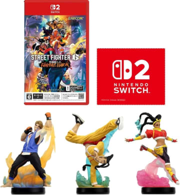 「ストリートファイター6 Years 1-2 ファイターズエディション」&amiibo3種セットがAmazonにて15%オフで販売中