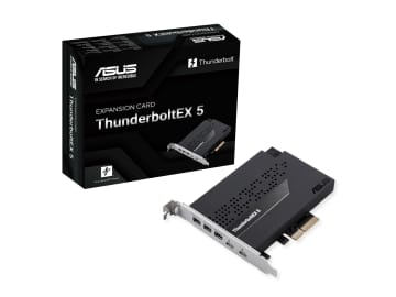 「Thunderbolt 5」ポートを増設できるASUSの拡張カード
