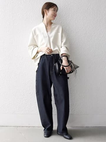 今季トレンドのハーフジップ大人はこう着て♡カジュアルすぎない！キレイめ派の5style