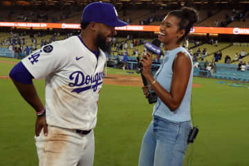 ドジャースのレポーター・ワトソンさん明かす「将来は子供がほしい」「ヨシノブと買い物に行くの」