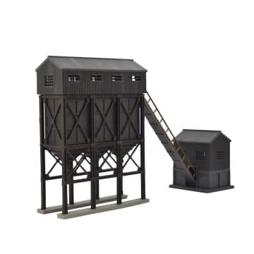 トミーテック「ジオコレ」より「給炭ホッパー2」、「給水塔・給炭台A3」が2026年5月発売