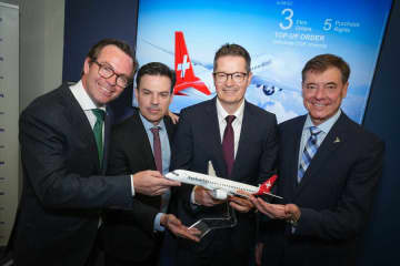 ヘルヴェティック・エアウェイズ、エンブラエルE195-E2型機を追加発注　最大8機