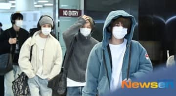 【PHOTO】TOMORROW X TOGETHER、スケジュールを終えて日本から帰国