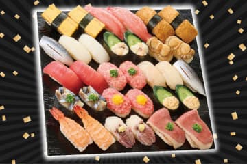 小僧寿し“32貫1898円”の「超キング盛」や“ほぼ1kg”の「超キング丼」を発売。販売店リストも公開