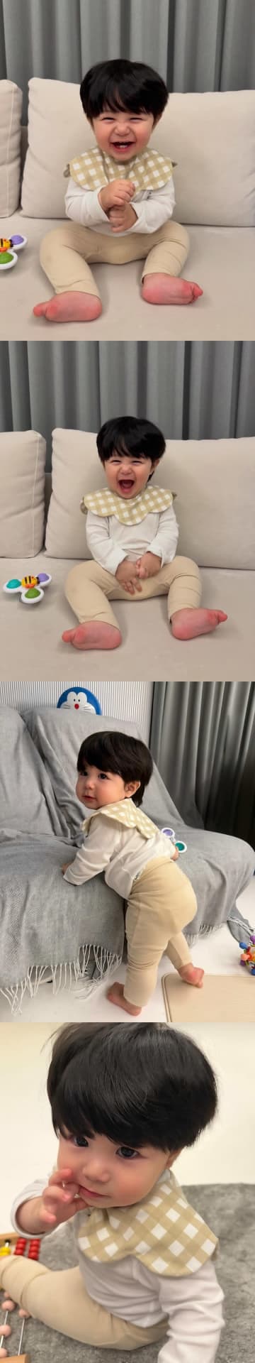 俳優シム・ヒョンタクの18歳年下日本人妻サヤさん、愛息ハルちゃんの“NEWヘア”公開！【PHOTO】