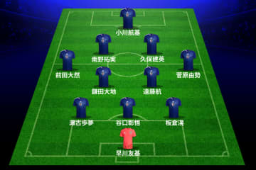 日本代表のスタメン発表！　ガーナ戦から遠藤航ら7名が新たに先発、ボリビアとの年内最終戦へ