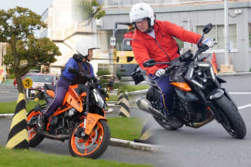 KTMのネイキッドDUKEシリーズを体験！！教習所インストラクター＆バイク免許取得中の教習生たちのリアルボイス