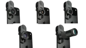 EXAPRO、スマホ撮影の表現力を拡げるクリップ式コンバージョンレンズを発売。0.6倍ワイド、210°魚眼、8倍望遠など5種