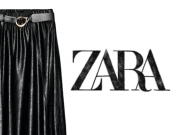 【ZARAの黒】がセンス良すぎ！ 大人コーデが垢抜ける♡「サマ見えスカート」