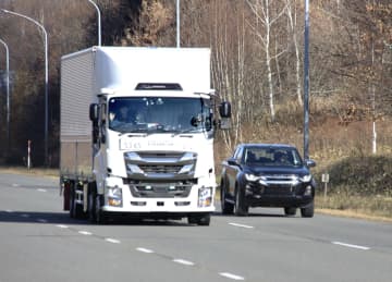 いすゞ、栃木―愛知を自動運転へ　来年1月に一般道で実証開始