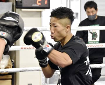井上拓真「全てやり切った」　バンタム級王座決定戦へ練習公開