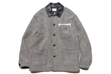ソフ×クヴァドラ“チェック柄”カバーオールやフライトジャケット、上質な家具用生地を使用
