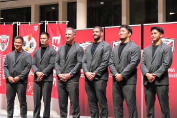 【ラグビー・リーグワン】横浜が出陣式、開幕戦に市民5千人招待　港南区出身の武藤「日本一目指す」