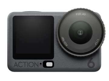 可変絞り機構搭載のアクションカメラ「Osmo Action 6」　イメージセンサーも刷新