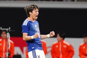 【日本代表】新ユニットが躍動! 町野修斗、中村敬斗2シャドーがゴール連取。上田綺世が起点に ボリビア代表に3-0快勝