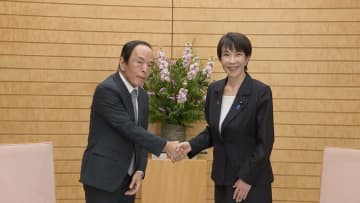高市首相と日銀・植田総裁が初会談　金融政策や為替動向など意見交換